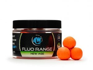 ANY WATER – FLUO POP UPS BOILIES – NEW AGE (tuna crab spice) – 20mm –  Passion Carp Italia